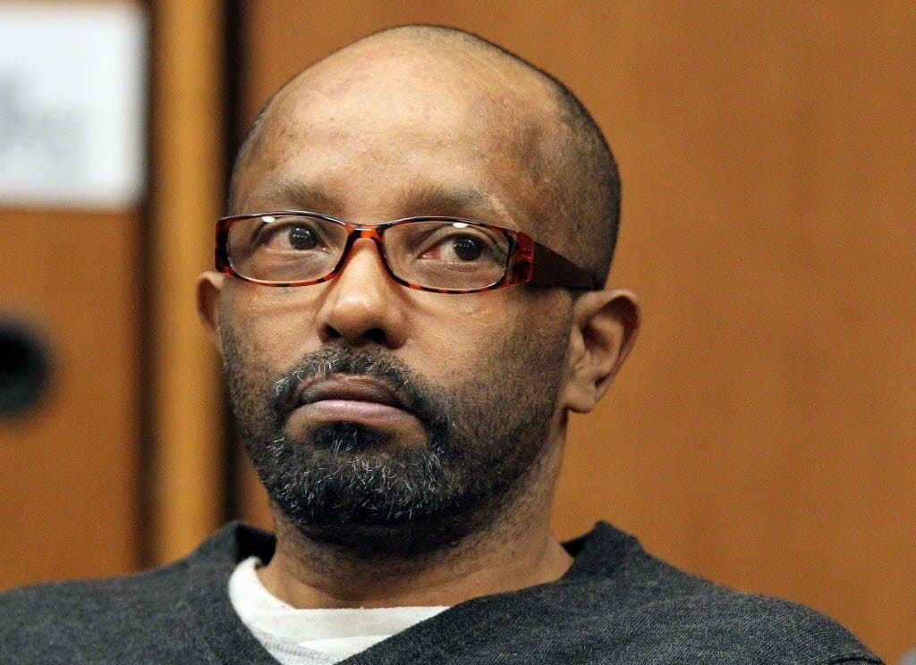 Anthony Sowell looks apprehensive during his trial